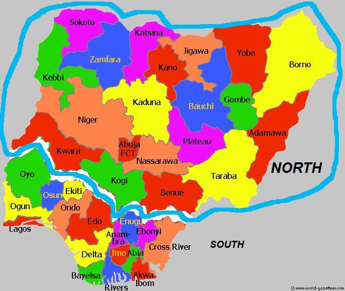 States & Capital in Nigeria