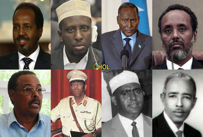 Past presidents of Somalia