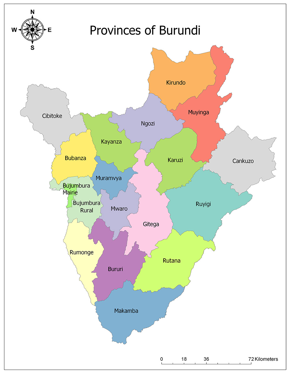 Provinces of Burundi