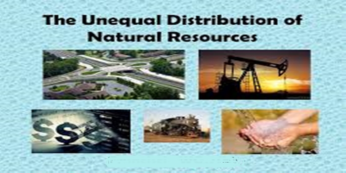 Uneven resource distribution