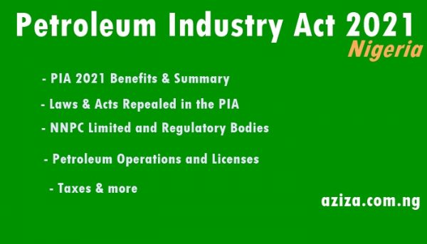 Petroleum-Industry-Act-2021-Benefits-Summary - Aziza Nigeria